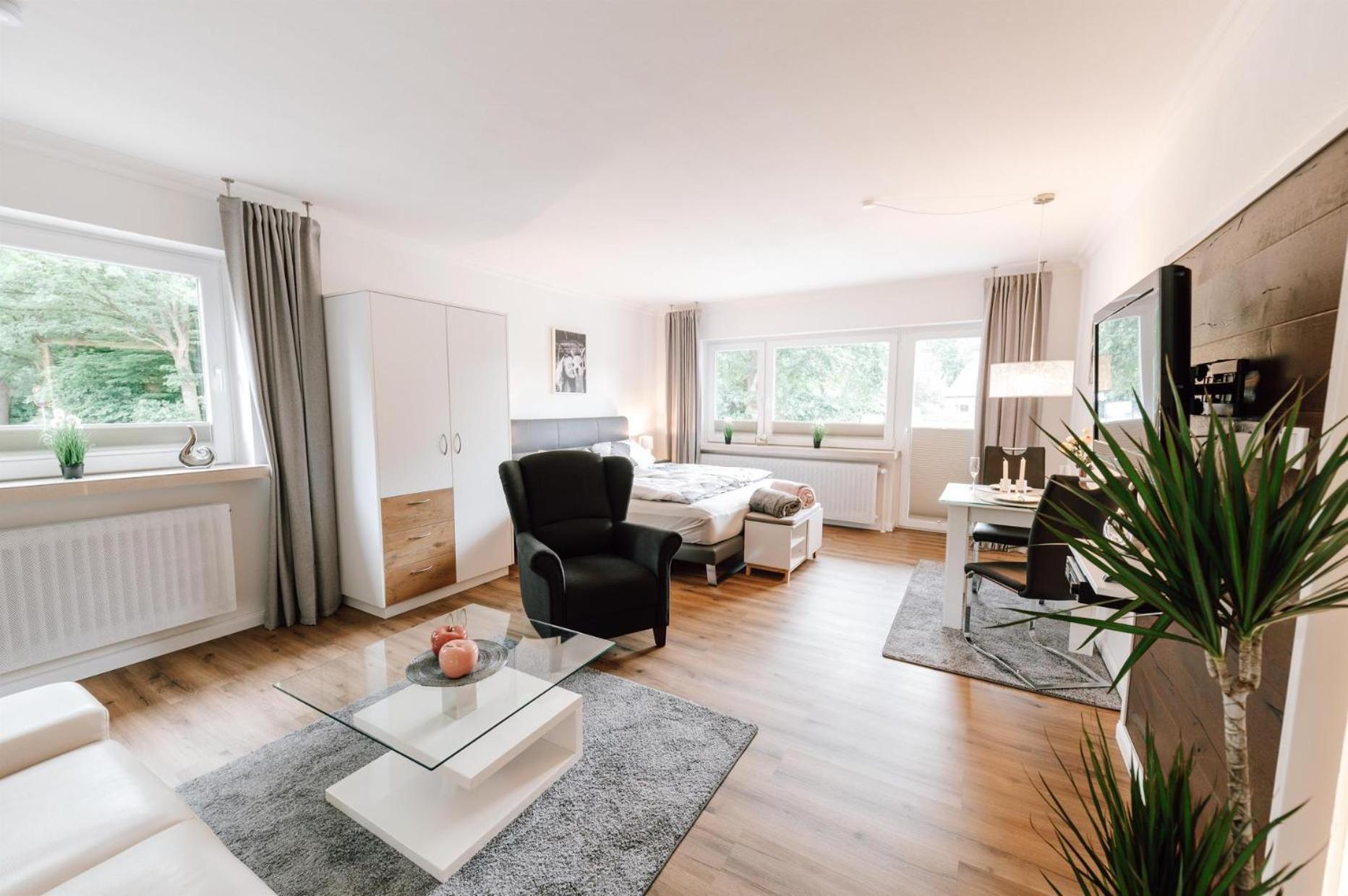 Alpakablick Bad Zwischenahn Apartment Bagian luar foto